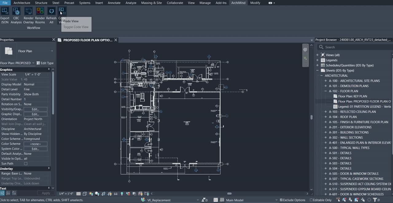 Revit Code ArchiMind — CBC Compliance for Revit